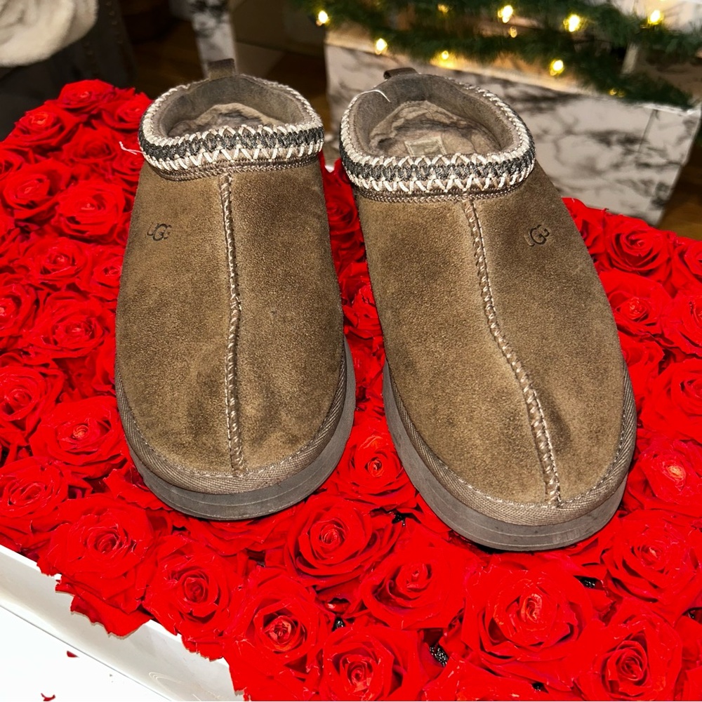 UGG Brown Suede Mules
